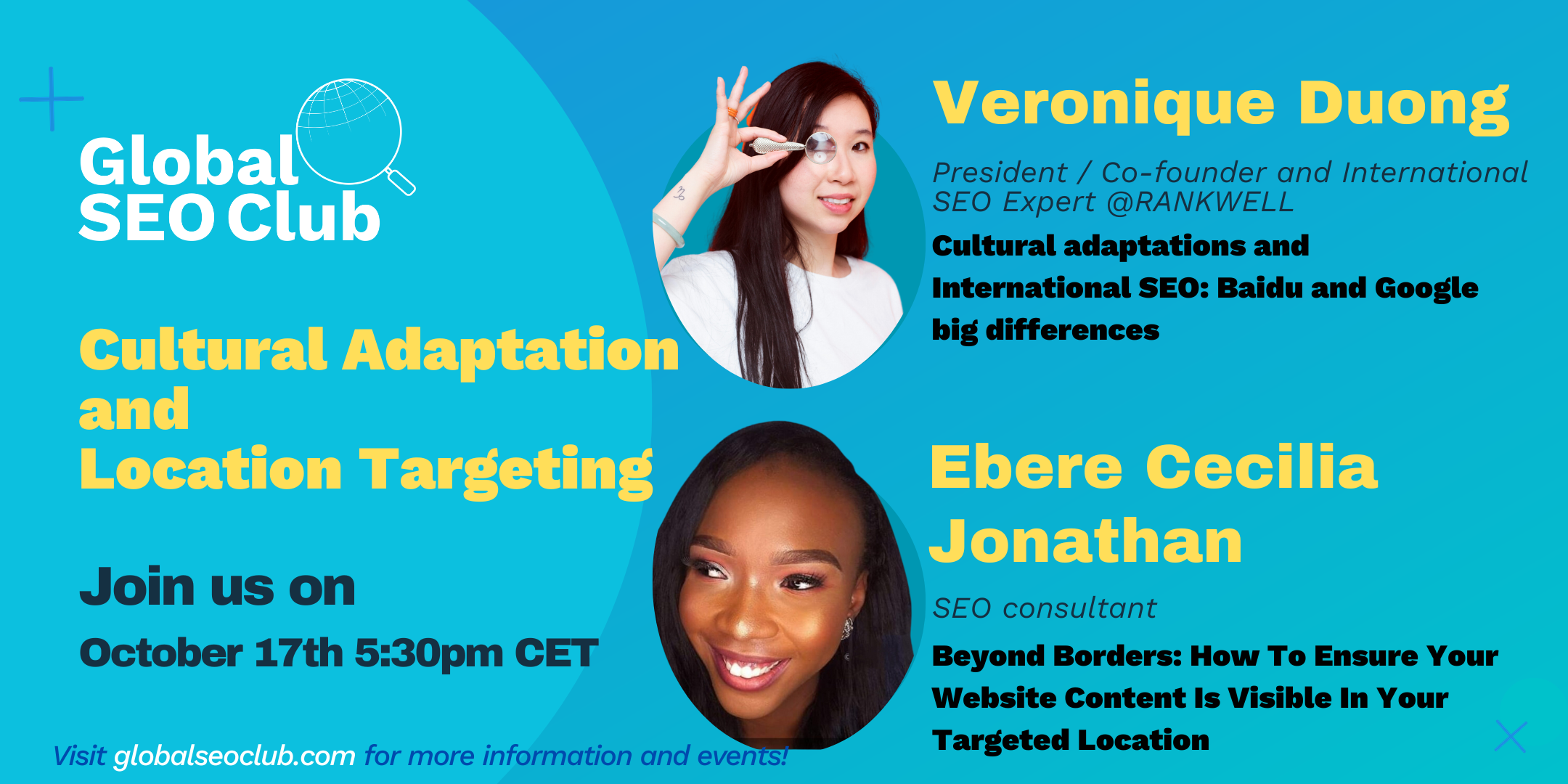 October Event with Veronique Duong and Ebere Cecilia Jonathan